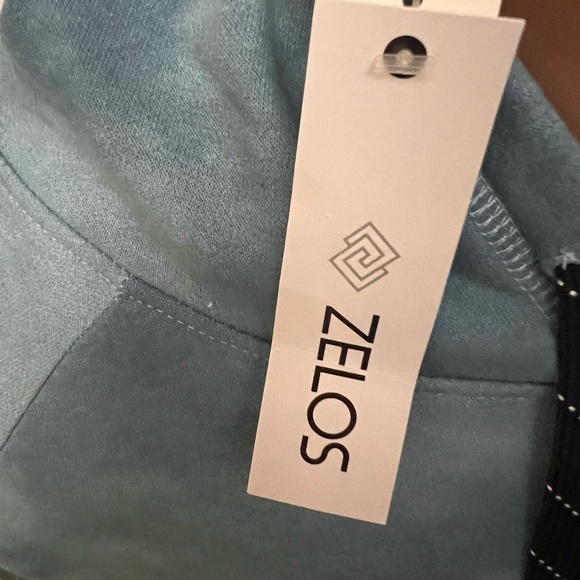 MENS ZELOS Blue Tie Dyed Hoodie XLT - Picture 3 of 3